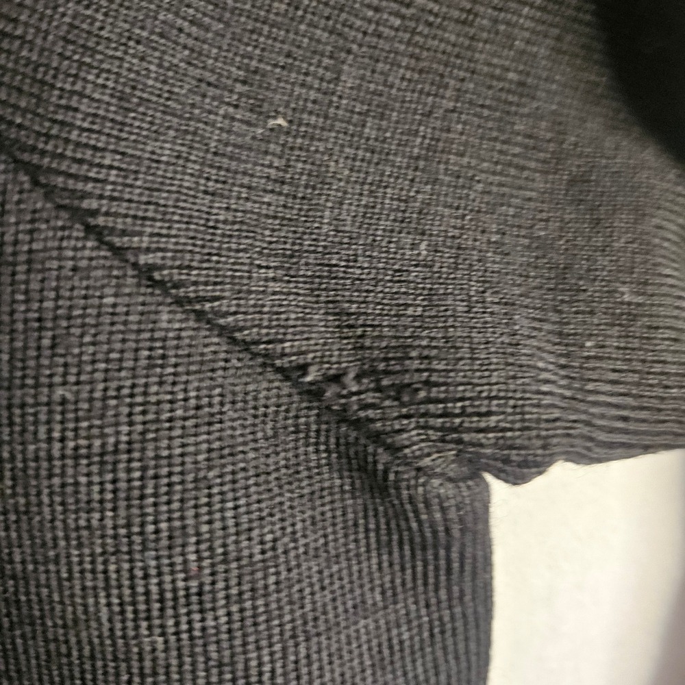 Dale of Norway Wool Quarter Zip Sweater Black Cream Snowflake Nordic Mens Large - Picture 6 of 13